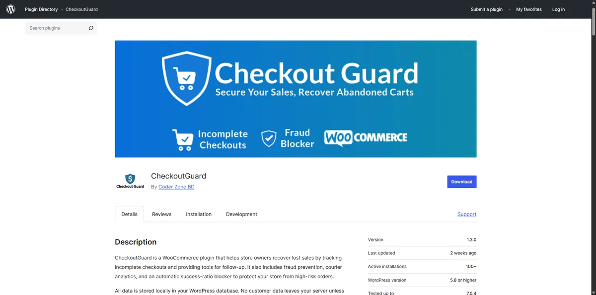 CheckoutGuard preview
